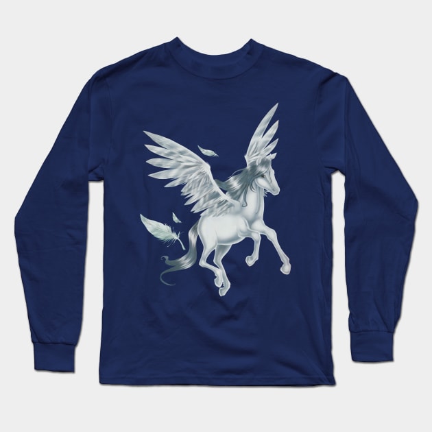 Pegasus 18 Long Sleeve T-Shirt by PegasusLady